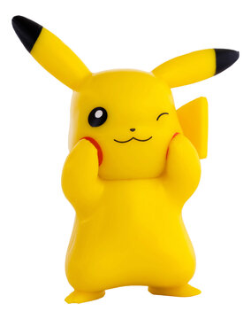 Dortmund - Deutschland 9. Januar 2026 Minifigur Pok&eacute;mon Pikachu - Studio Aufnahme	