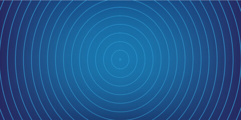 Obraz premium Bright blue dynamic abstract vector background with diagonal lines. 3d cover of business presentation banner for sale event night party. Fast moving soft circle wave line stripe decoration VECTOR