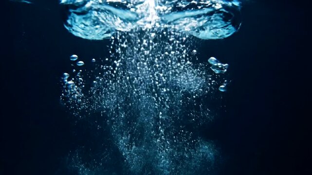 Divers exploring underwater with scuba gear.