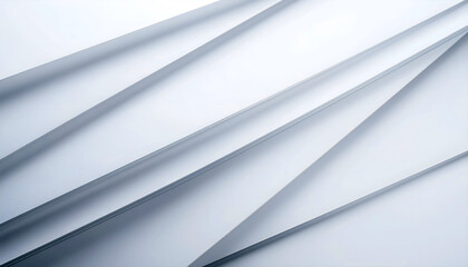 Overlapping transparent, frosted paper layers.