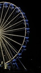Fototapeta premium ferris wheel at night
