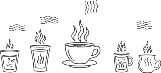 chai tea latte lovers club fall season spice coffee flavor aesthetic sticker label logo girl shirt design. Vintage retro fancy fresh cold drink cute takeaway cup printable illustration clipart.