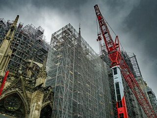 Golden Cupola Of The Invalides Dome - St. Louis Cathedral - With The Tomb Of Napoleon Bonaparte In Paris, France