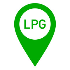LPG und Kartenmarkierung