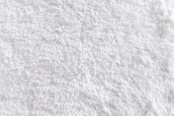 Obraz premium Luxury White Faux Fur Texture Background