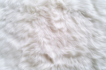 Fototapeta premium Luxury White Faux Fur Texture Background
