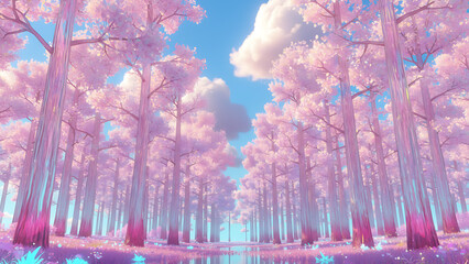 Cotton Candy Woods