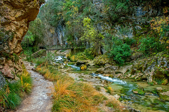 R&iacute;o Borosa por el Cerrada de Elias,  en el parque natural de Cazorla, Segura y Las Villas.