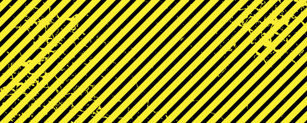 Warning yellow black diagonal stripes line. eps 10