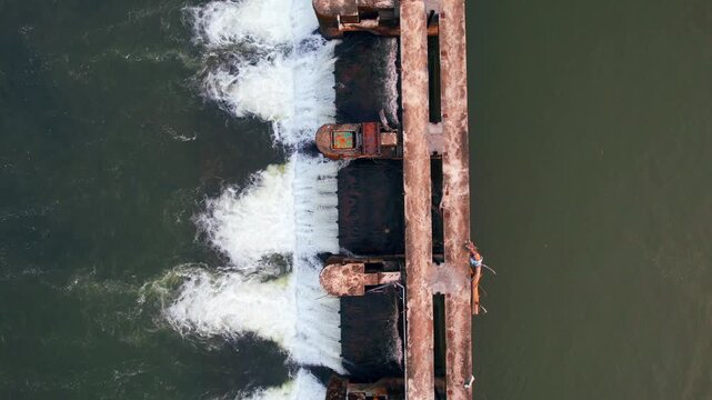 Dam, Water dam, Sunrise, Baje Dam