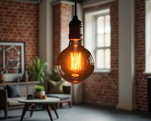 old lamp in the living room