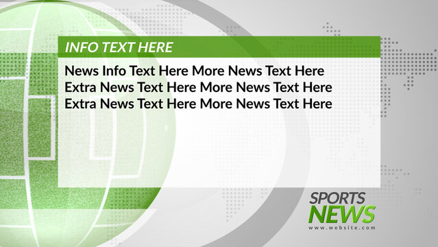 Broadcast Sports Info Screen