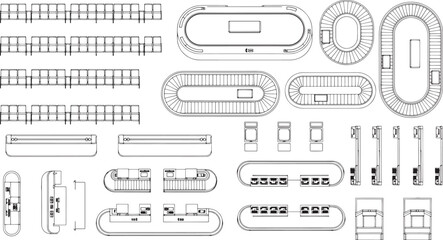 A detailed schematic of a futuristic conveyor system, featuring intricate designs and an emphasis on industrial innovation.