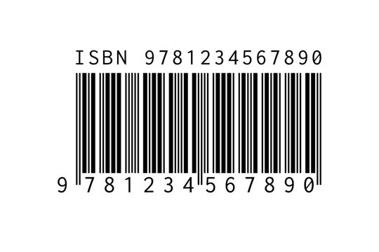 Vector ISBN barcode. Barcode illustration.