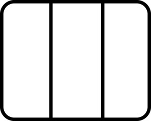 Responsive design display icon, showing website compatibility across desktop, tablet, smartphone screen and mobile devices. Ideal for web design, UI UX, apps, development, and technology projects.