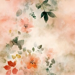 grunge floral background