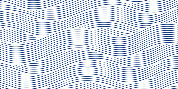 Sea waves layered vector background illustration and sea beach