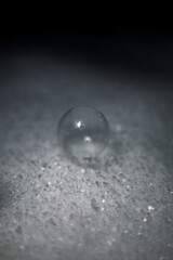 bańki mydlane, mróz, śnieg, szron, płatek śniegu, bańka,zima © Estera