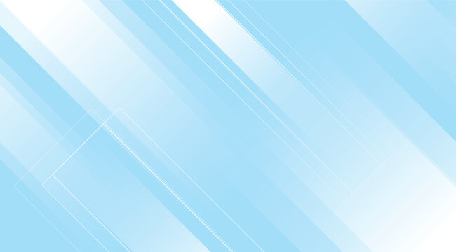 Abstract light blue and white gradient background with dynamic diagonal lines and subtle geometric patterns for modern design