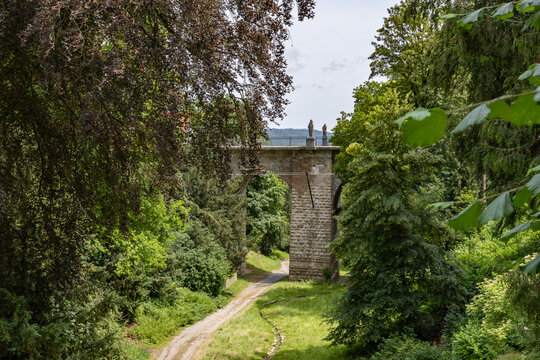 Historic arch of the high bridge in Rottweil