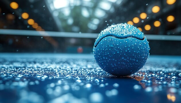 Ultra-Realistic 3D Macro of Pickleball in Non-Euclidean Folding Space