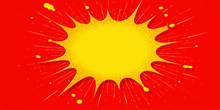 Abstract red background featuring a bright macro closeup of blooming gerbera daisy petals in a summer garden showing vibrant orange and yellow floral beauty in nature