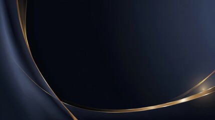 A black and gold background with a wavy line