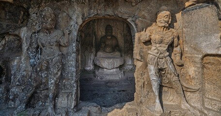 Asia, China, Luoyang, Longmen Caves, UNESCO World Heritage Site,  
