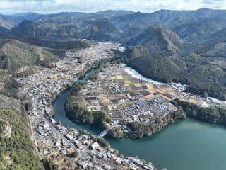 岐阜のグランドキャニオン 川辺町 ドローン空撮
