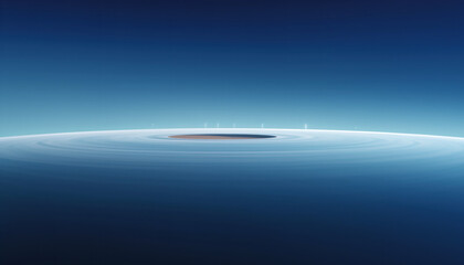 Celestial Firefly Abstract Horizon Suggesting Infinite Future View