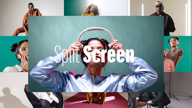 Modern Split Screen Slides
