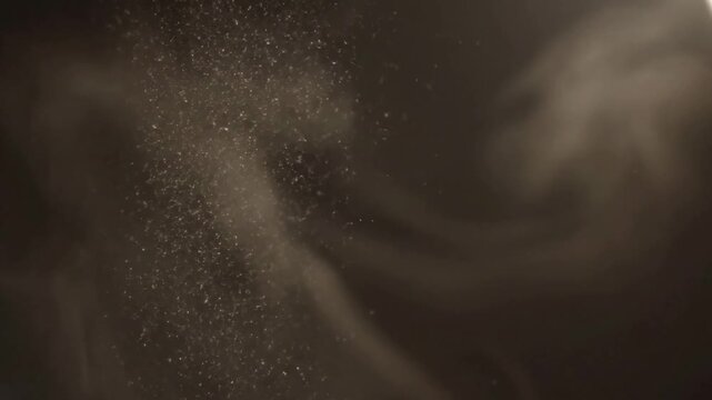 Subtle Haze and Motes Highlighting the delicate interaction between the smoke/haze and the floating soot. smoke_haze soft soot mote (generic)
