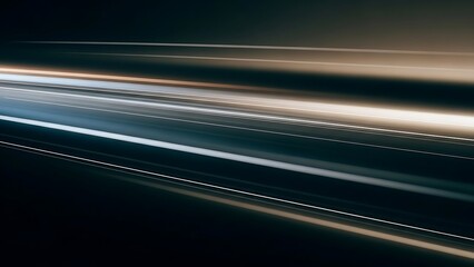 Abstract light trails illustrating speed and motion against a dark background, perfect for technology and design themes