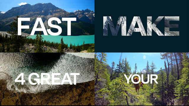 Fast Quick Text Overlays