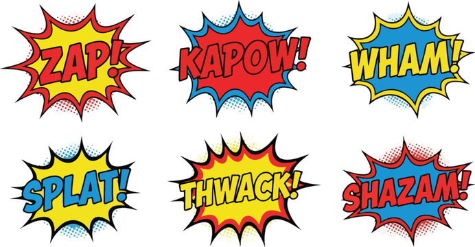 Comic Book Sound Effects Explosions.
