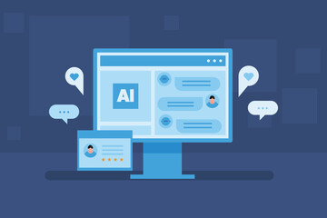 AI powered chat application integrated with a website, handling customer queries, technical issues and providing customer support.