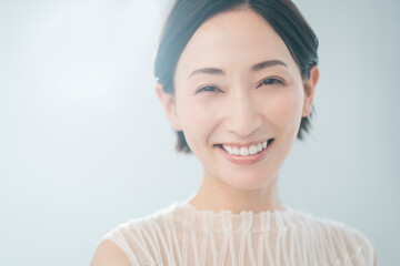 美しいアジア人女性のビューティーイメージ