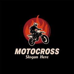 dirty bike vector template for graphic design