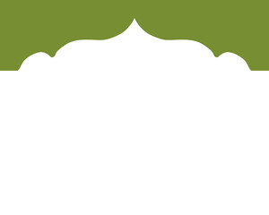 Obraz premium abstract green background islamic decoration 