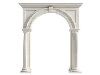 A simple yet striking architectural feature with a functional clock on top