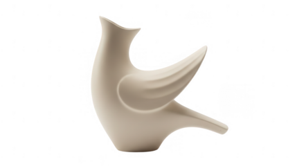 Elegant kinara 3d bird sculpture contemporary art piece minimalist design indoor decor creative expression