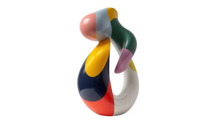 Dynamic kinara 3d sculpture display art gallery contemporary artwork creative environment close-up viewpoint design concept