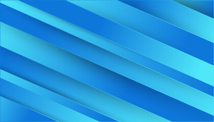 Obraz premium Abstract background with diagonal stripes in shades of blue, creating a dynamic and modern geometric pattern with layered effects.