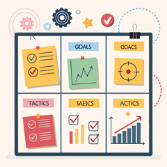 vector illustration of business card