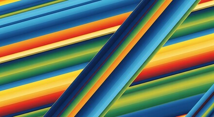Abstract lines of vibrant colors creating a dynamic and modern background.