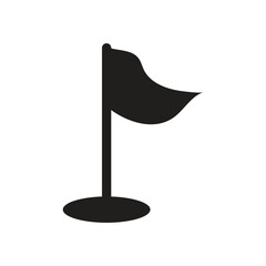 golf logo icon illustration flat