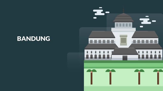 Indonesian Cities 2D Animation (BANDUNG)