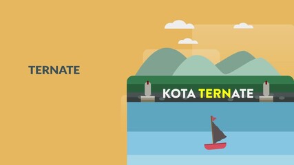 Indonesian Cities 2D Animation (TERNATE)