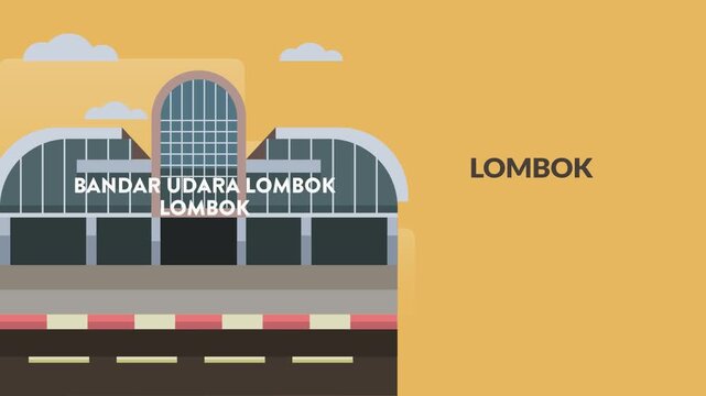 Indonesian Cities 2D Animation (LOMBOK)