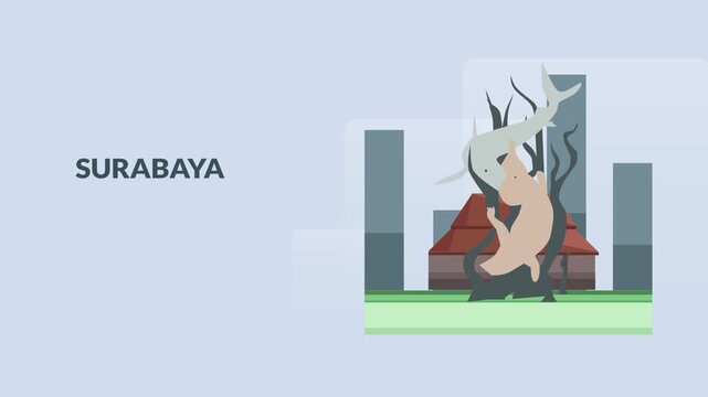 Indonesian Cities 2D Animation (SURABAYA)